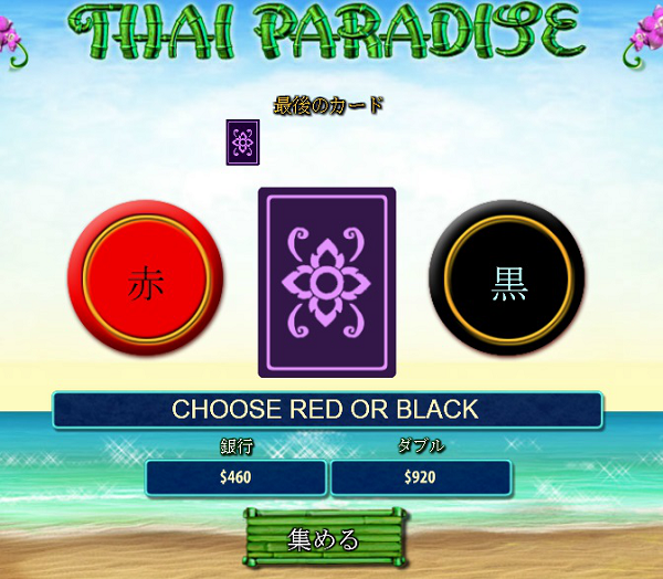 THAI PARADISE ギャンブル